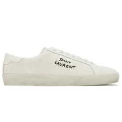 Saint Laurent Leather Sneakers Snooknapo